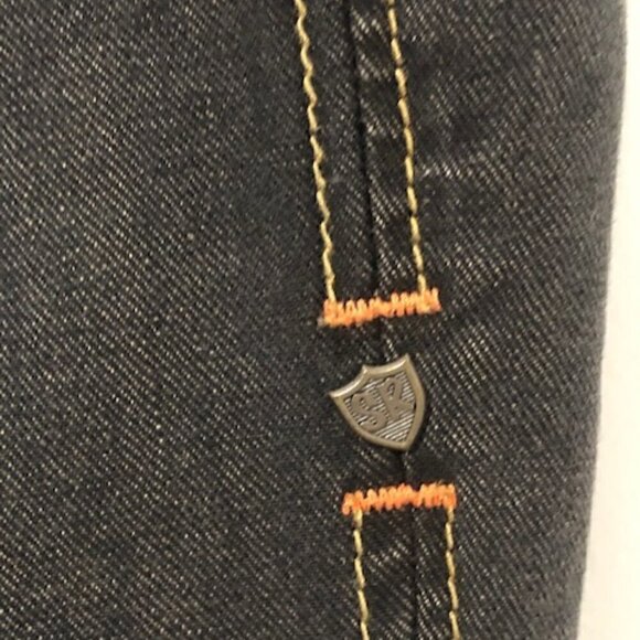 Sang Real Jeans SJP7001 King Alexander I Gray Black Bootcut - Picture 6 of 12